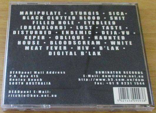 DEADpool Industrial Metal  CD [Z x1]