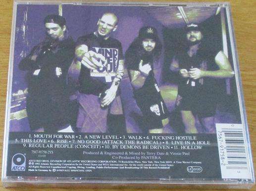 PANTERA Vulgar Display of Power CD