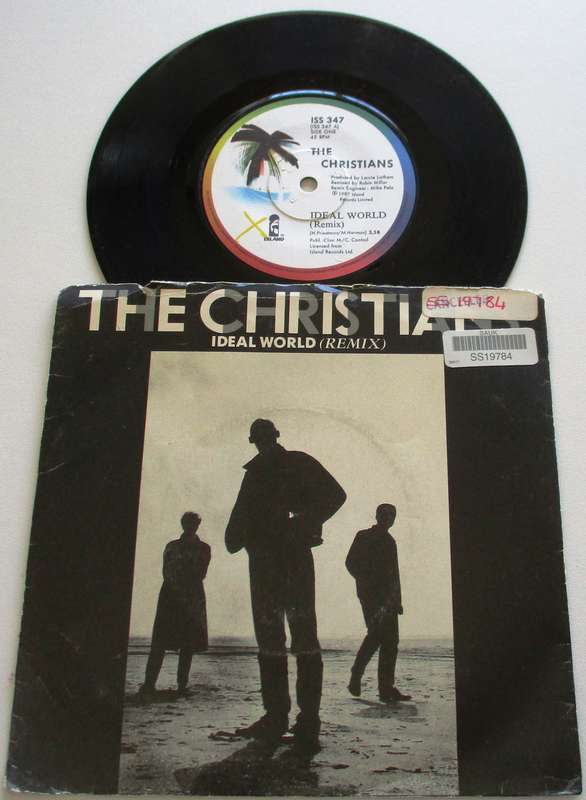 THE CHRISTIANS Ideal World  7` Single VINYL Record
