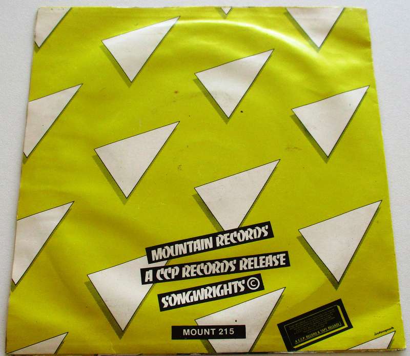 DAVID KRAMER Budgie and the Jets  7` Single VINYL Record