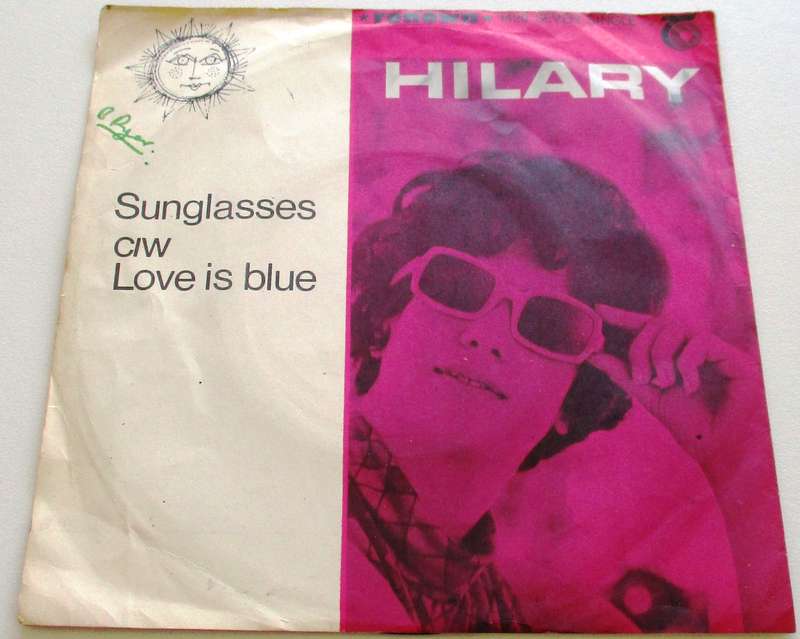 HILARY  Sunglasses 7` Single VINYL Record