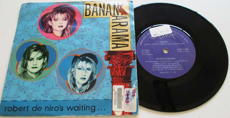 BANANARAMA  Robert De Niro's Waiting 7` Single VINYL Record