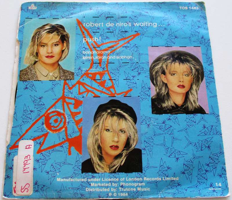BANANARAMA  Robert De Niro's Waiting 7` Single VINYL Record