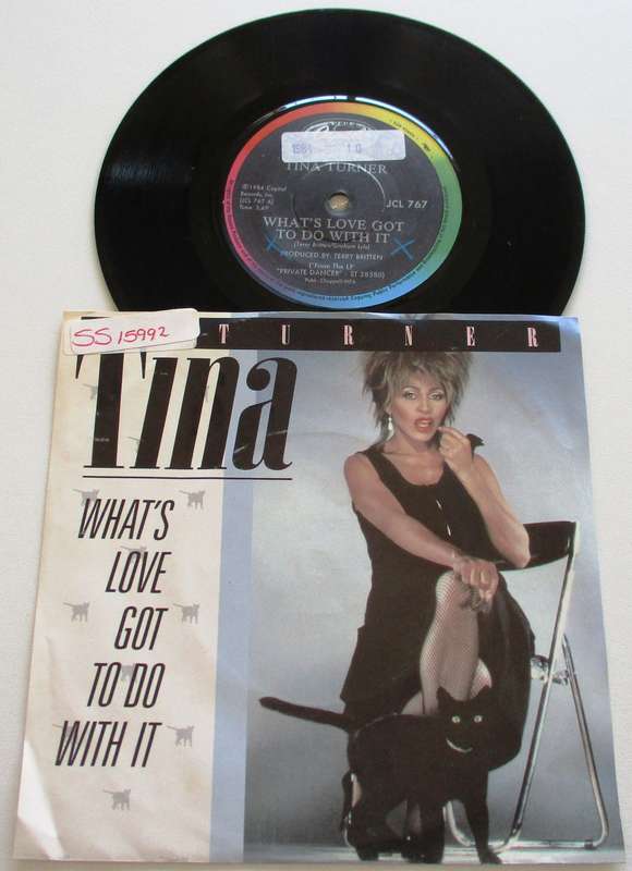 TINA TURNER What's Love Got to Do with It  7` Single VINYL Record