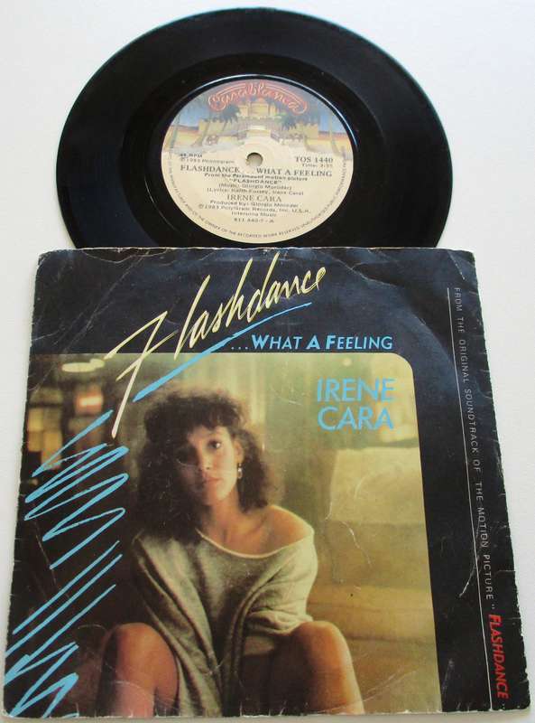 IRENE CARA Flashdance What A Feeling  7` Single VINYL Record