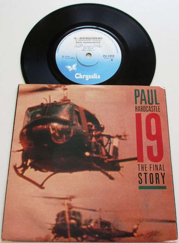 PAUL HARDCASTLE 19  7` Single VINYL Record