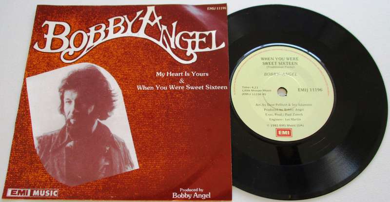 BOBBY ANGEL My Heart is Yours  7` Single VINYL Record