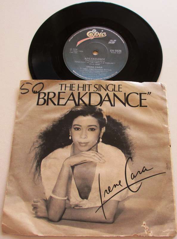 IRENE CARA Breakdance 7` Single VINYL Record