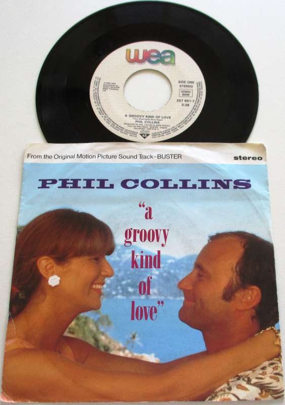 PHIL COLLINS A Groovy Kind of Love 7` Single VINYL Record