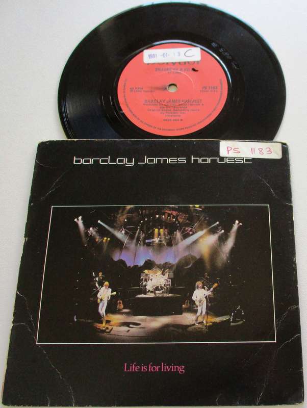 BARCLAY JAMES HARVEST Life is for Living 7` Single VINYL Record