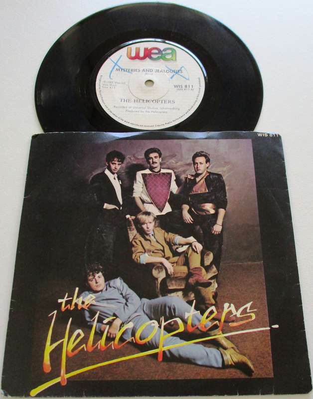 THE HELICOPTERS Mysteries & Jealousies 7` Single VINYL Record