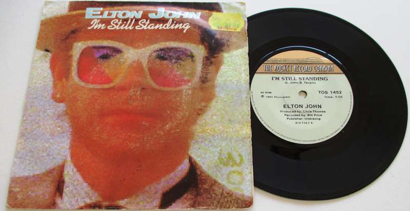 ELTON JOHN I'm Still Standing  7` Single VINYL Record