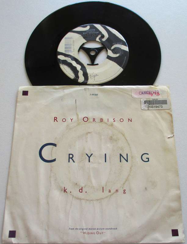 ROY ORBISON Crying 7` Single VINYL Record