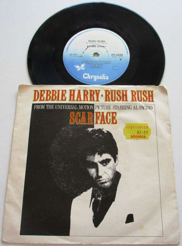 DEBBIE HARRY Rush Rush 7` Single VINYL Record