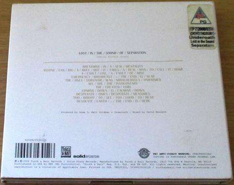 CHRISTIAN ROCK/METAL : UNDEROATH Lost in the Sound of Separation 2 disc CD [BB SHELF C/R/M]