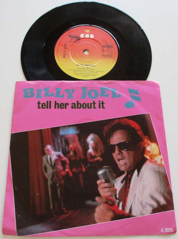 BILLY JOEL Tell Her About It  7` Single VINYL Record