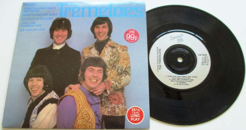 THE TREMELOES 6 track 7` Single VINYL Record