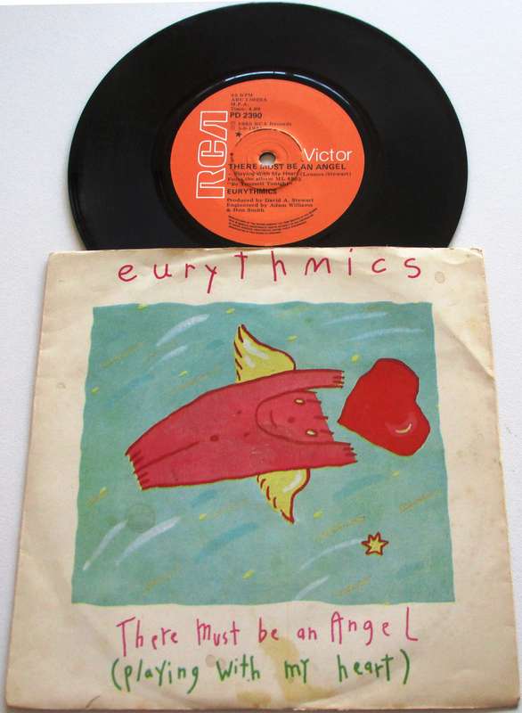 EURYTHMICS There must be an Angel 7` Single VINYL Record