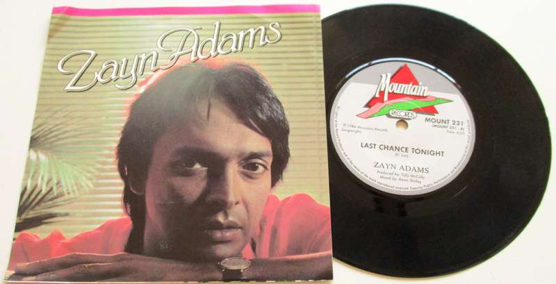 ZAYN ADAM More than just a friend / Last Chance Tonight 7` Single VINYL Record