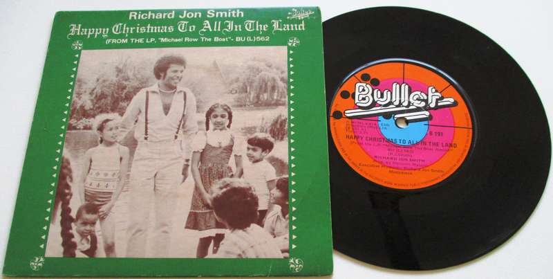 RICHARD JON SMITH Merry Christmas to all in the Land  7` Single VINYL Record