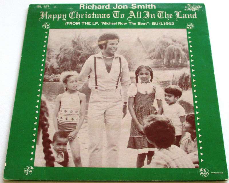 RICHARD JON SMITH Merry Christmas to all in the Land  7` Single VINYL Record