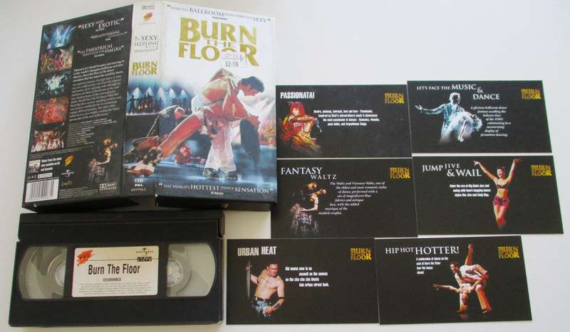 BURN THE FLOOR VHS Video Cassette