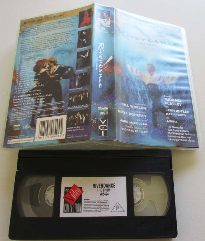 RIVERDANCE The Show VHS Video Cassette