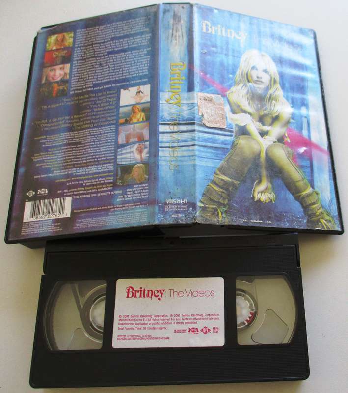 BRITNEY SPEARS The Videos VHS Video Cassette