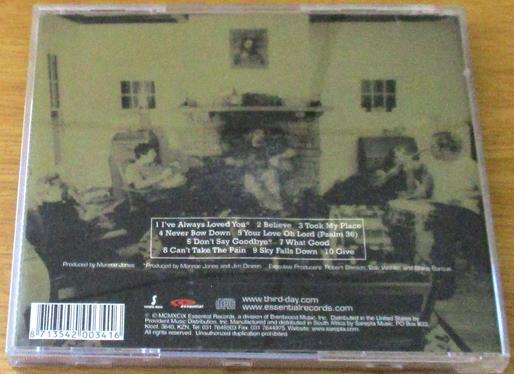 CHRISTIAN ROCK/METAL: THIRD DAY Time CD [BB SHELF C/R/M]