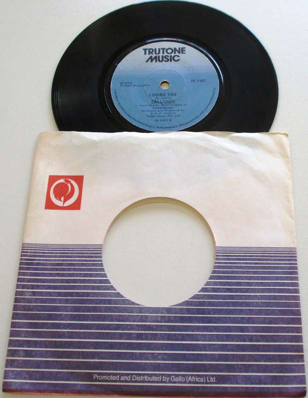 BALLYHOO Man on the Moon  7` Single VINYL Record