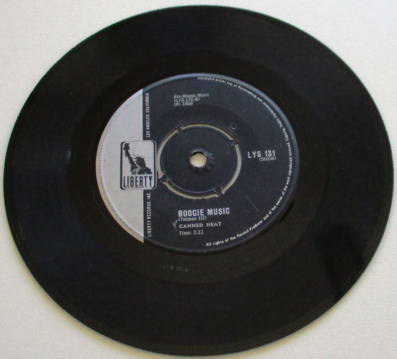 CANNED HEAT On the Road Again 7` Single VINYL Record