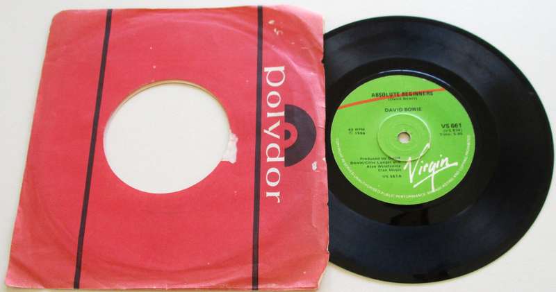 DAVID BOWIE Absolute Beginners 7` Single VINYL Record