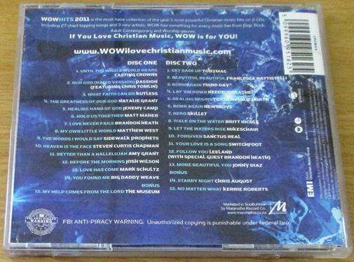 CHRISTIAN ROCK/METAL: WOW HITS 2011 CD [BB SHELF C/R/M]