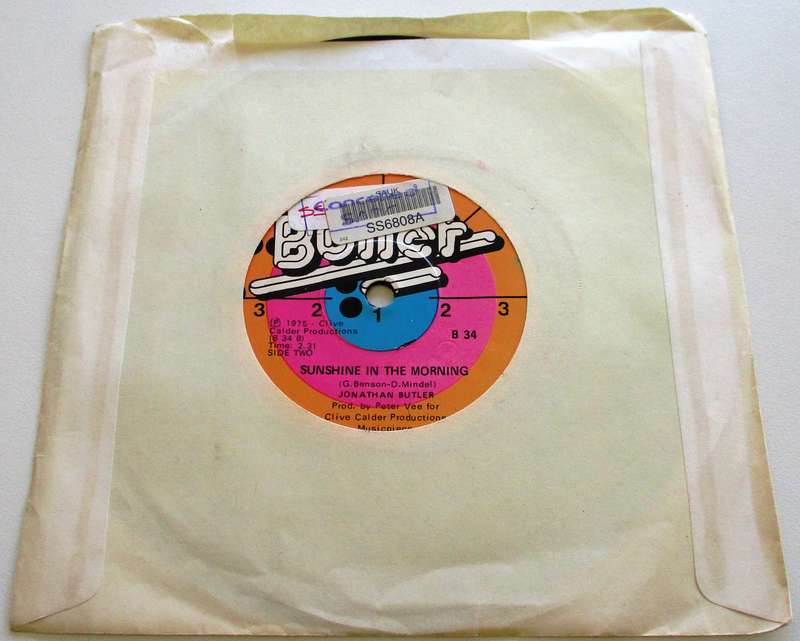 JONATHAN BUTLER Please Stay  7" Single Vinyl record