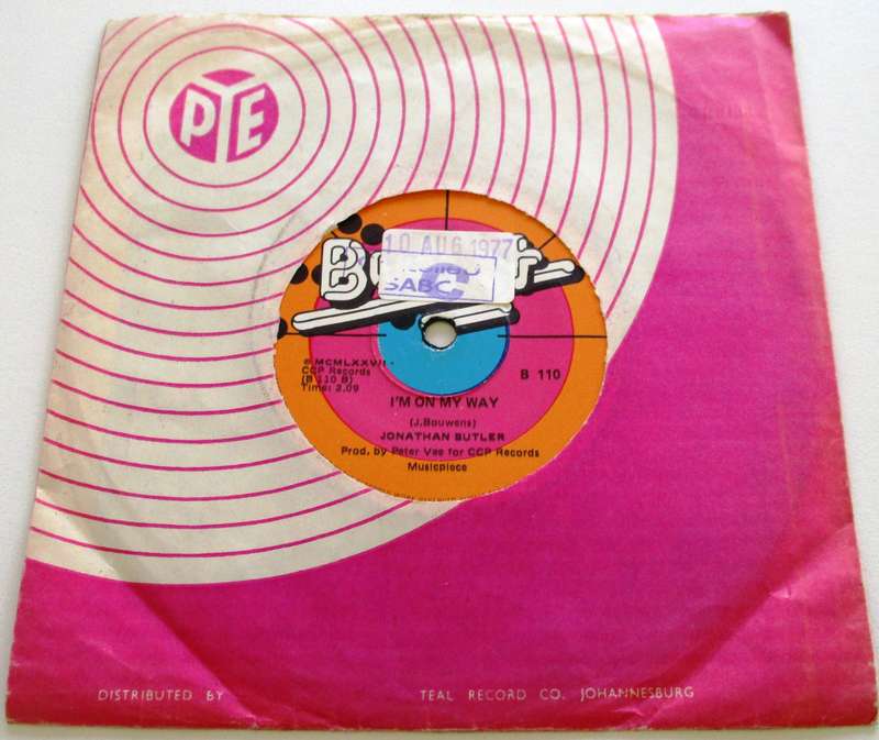 JONATHAN BUTLER With a Girl Like You  7" Single Vinyl record