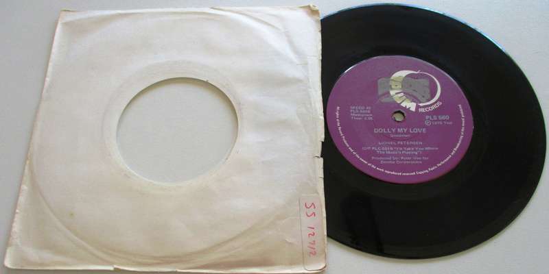 LIONEL PETERSON I'll take you where the music is playing  7" Single Vinyl record
