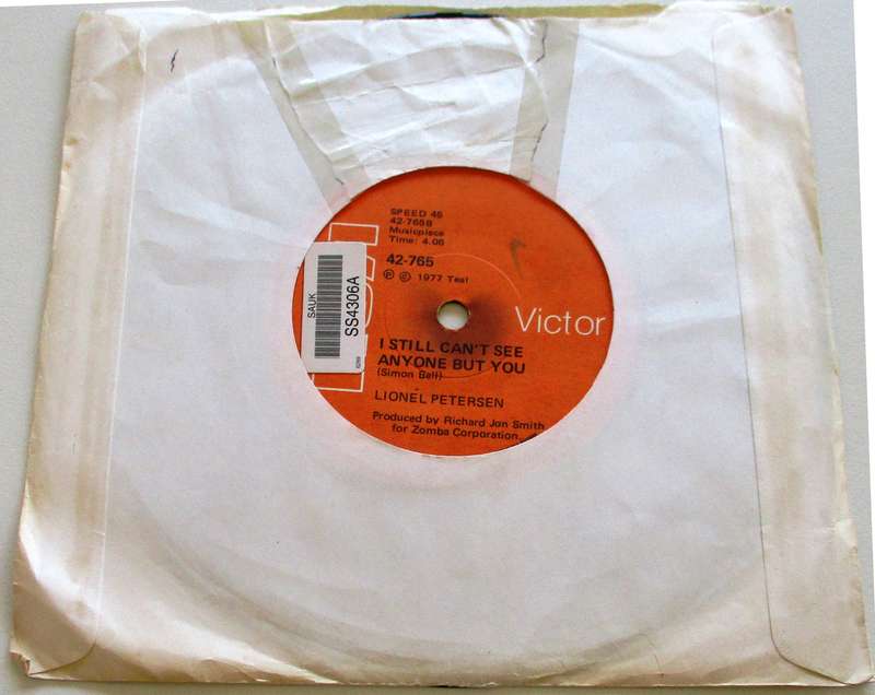 LIONEL PETERSON Back in your arms 7" Single Vinyl record