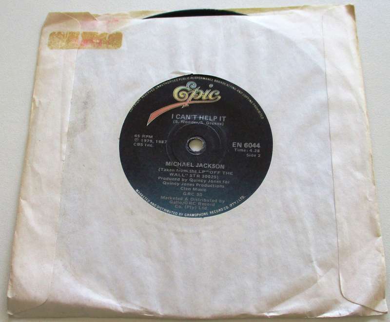 MICHAEL JACKSON Bad  7" Single Vinyl record