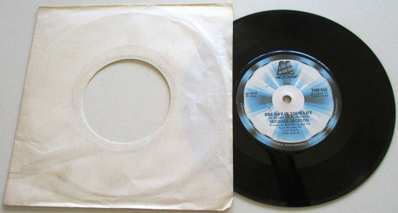 MICHAEL JACKSON One Day in your Life  7" Single Vinyl record