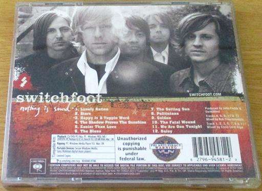 CHRISTIAN ROCK/METAL: SWITCHFOOT Nothing is Sound CD [BB SHELF C/R/M]