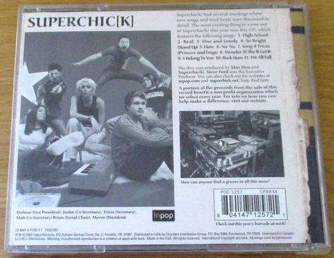 CHRISTIAN ROCK/METAL: SUPERCHIC[K] Last One Picked CD [BB SHELF C/R/M]