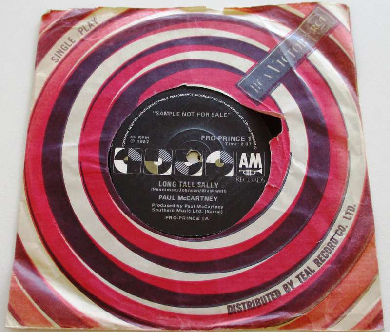 PAUL McCARTNEY I Saw her Standing There PROMO 7" Single Vinyl record