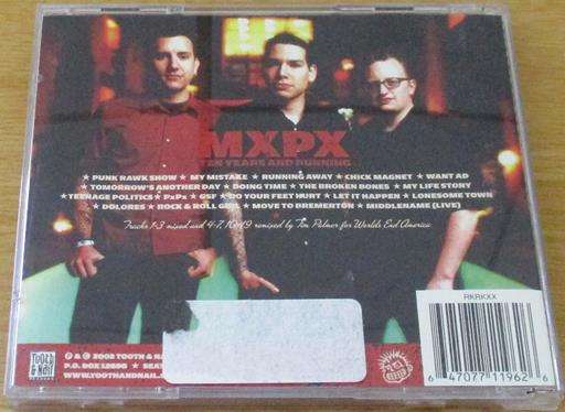 CHRISTIAN ROCK/METAL: MXPX Ten Years and Running CD [BB SHELF C/R/M]
