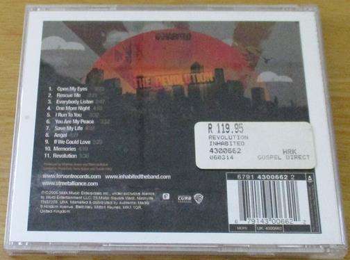 CHRISTIAN ROCK/METAL: INHABITED The Revolution CD [BB SHELF C/R/M]