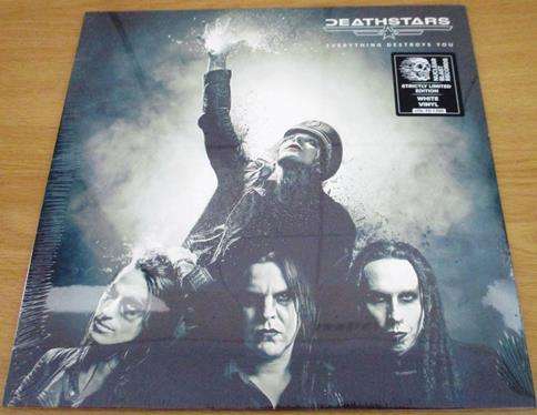 DEATHSTARS Everything Destroys You Ltd Ed. WHITE LP VINYL Record