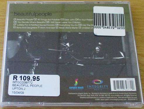CHRISTIAN ROCK/METAL: JASON UPTON Beautiful People 2xCD [BB SHELF C/R/M]