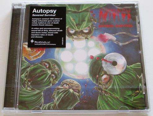AUTOPSY Severed Survival Remastered with Bonus Tracks CD