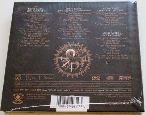 BEHEMOTH Messe Noire 2xDVD+CD Digibook