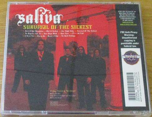CHRISTIAN ROCK/METAL: SALVA Survival of the Sickest CD [BB SHELF C/R/M]