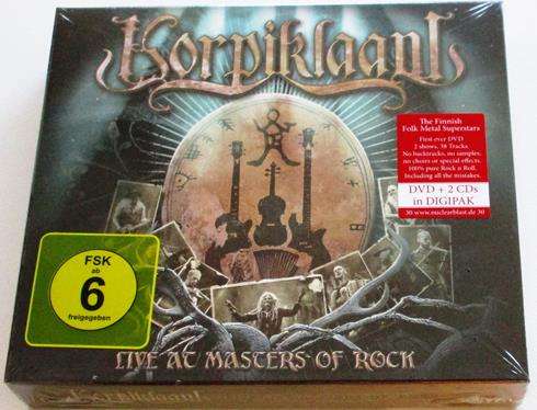 KORPIKLAANI Live at the Masters of Rock Digipak 2xCD + DVD